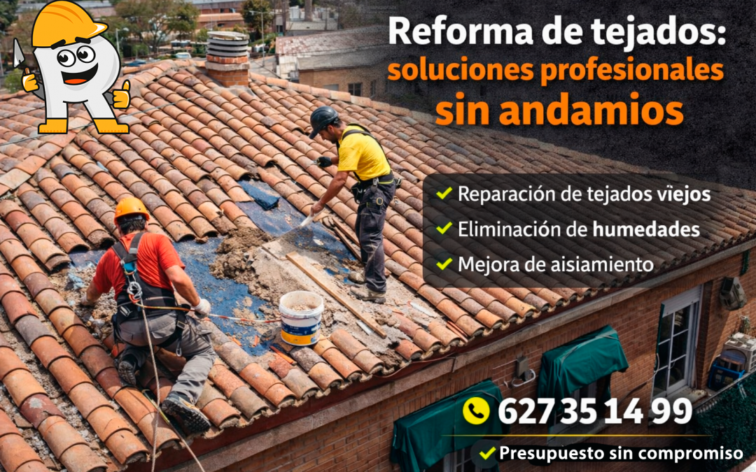 Reforma de techos en Madrid para eliminar humedades y mejorar el aislamiento